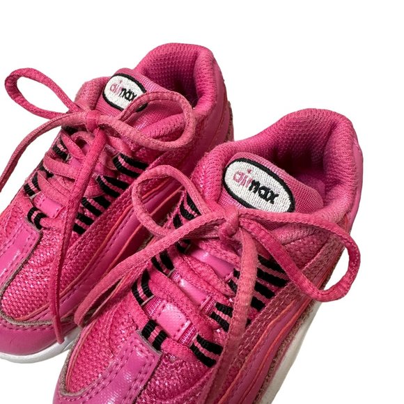 Nike Air Max 95 Baby Sneakers Toddler Girl 7C Desert Pink Black White Shoes - Picture 11 of 14